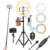 Tongdaytech 16CM/26CM Dimmable LED Selfie Ring Light Телефонная Камера Led RingLight Со Штативом Для Макияжа Видео Live Aro De Luz
