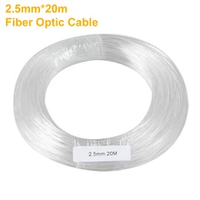 

2.5mm 20M End Glow Light Guide Fiber Optic Cable For Colorful Car Starry Sky Light Source