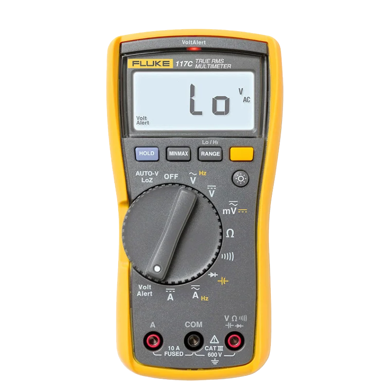 Цифровой мультиметр FLUKE измеритель напряжения 115C/116C/117C CAT III 600 в с защитой от
