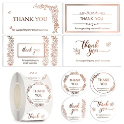 Carte de remerciement blanche, 10 à 500 pièces, carte de remerciement pour soutenir ma carte de visite pour les petites entreprises, décor pour petit magasin, paquets cadeaux 