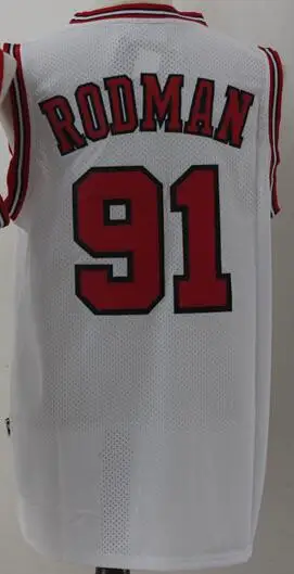 AS Мужские 91 Dennis Rodman 33 Scottie Pippen 55 Джейсон Вильямс 8 Bryant 32 Magic Johnson баскетбольные майки - Цвет: AS