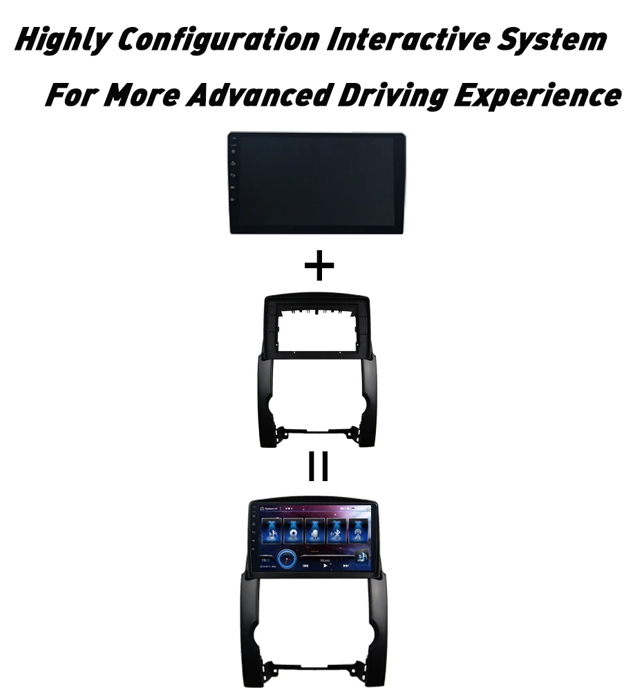 Android 9.0 HD 4K MP5 carplay link PX6 multimedia car radio car multimedia navigation GPS player for kia Sorento 2009-2013