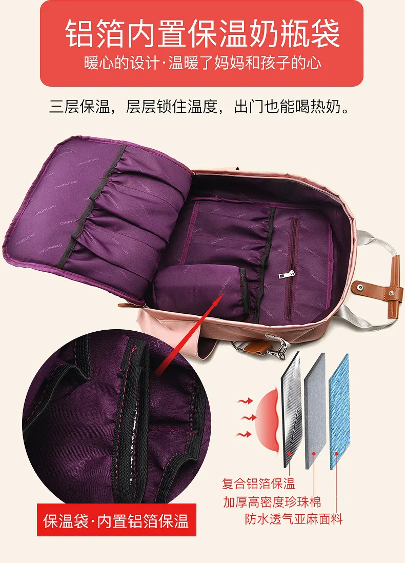 Snailhouse, водонепроницаемая сумка для подгузников, сумка для мам, портативный рюкзак для путешествий, для беременных, для ухода за ребенком