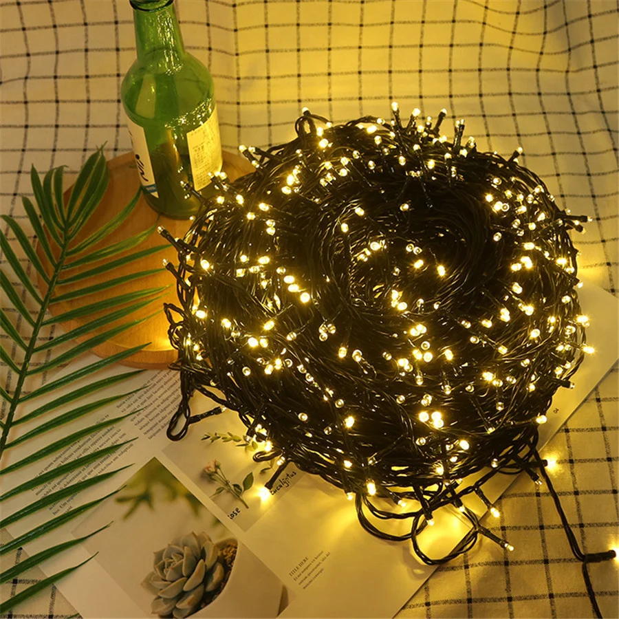 thumbnail image 1 of Waterproof 8 Modes 10M 20M 30M 50M Fairy Garden Light Outdoor Indoor String Light Garland for Party Wedding Christmas Decoration, 1 of 5
