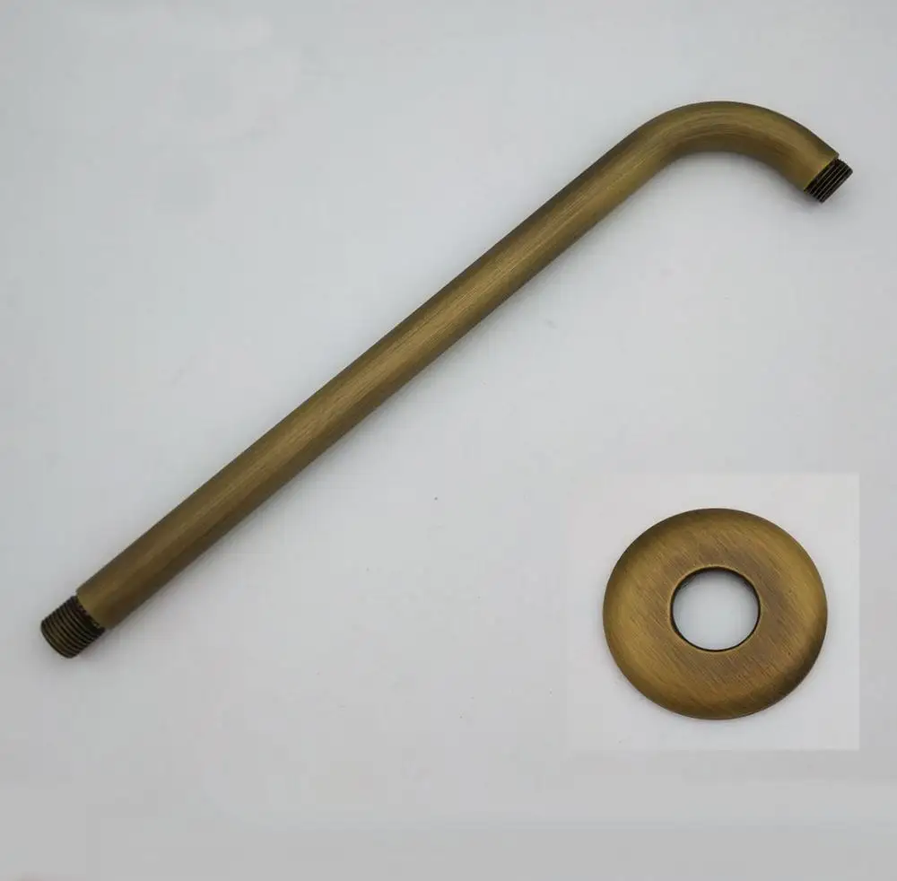 Античная латунная насадка для душа удлинительная труба 12 &quotдлинная душевая рука