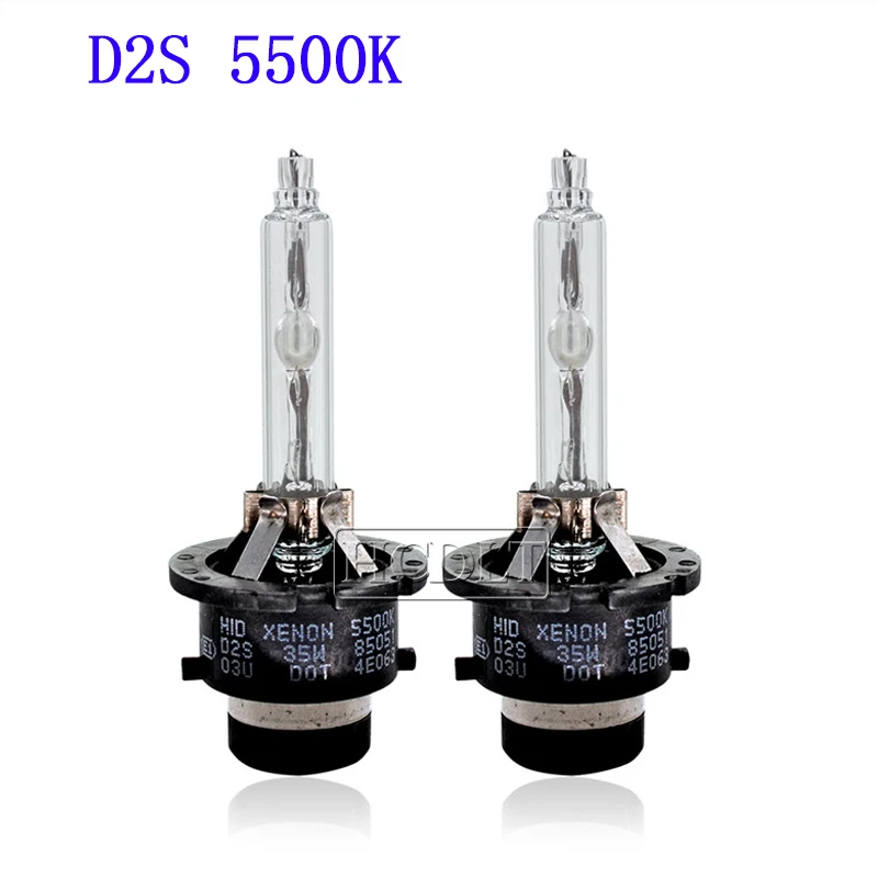 HCDLT 2PCS 12V 35W 5500K D2S Xenon Bulb D4S Car Headlight Bulbs Replacement For ML E R SL Class E63 E65 E46 E60 E53 Golf 4 IV (1)