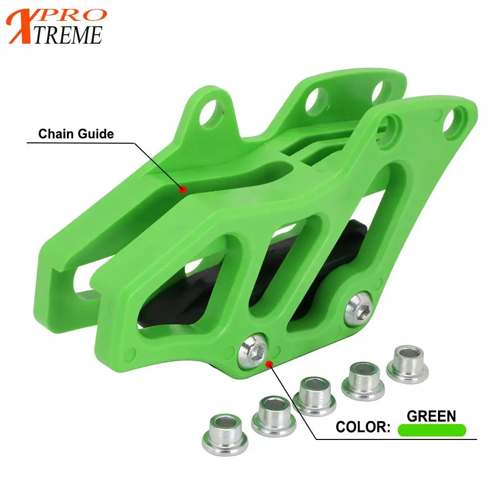 Защита направляющей цепи мотоцикла для Kawasaki KX250F 2009 2020 KX250 2019 KX450F 2018 KX450 19 20 KLX450R