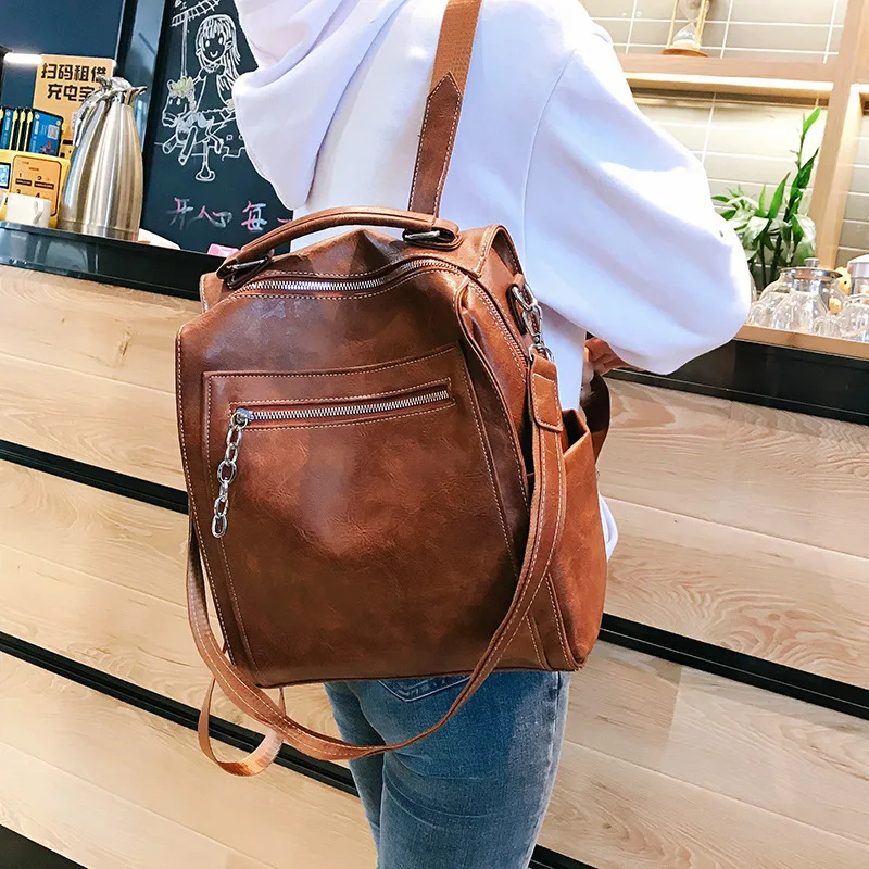Korean Version Of The College Style Backpack Women's New Wild Fashion