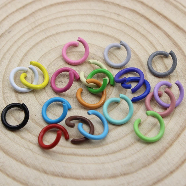 Metal Loop Jump Rings Round Split Ring Connectors Jewelry Making Findings  500pcs