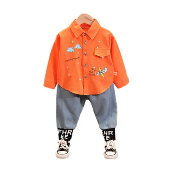 

New Spring Autumn Children Fashion Clothes Baby Boys Girls Hooded Jacket Pants 2Pcs/sets Kid Infant Clothing Toddler Sportswear
