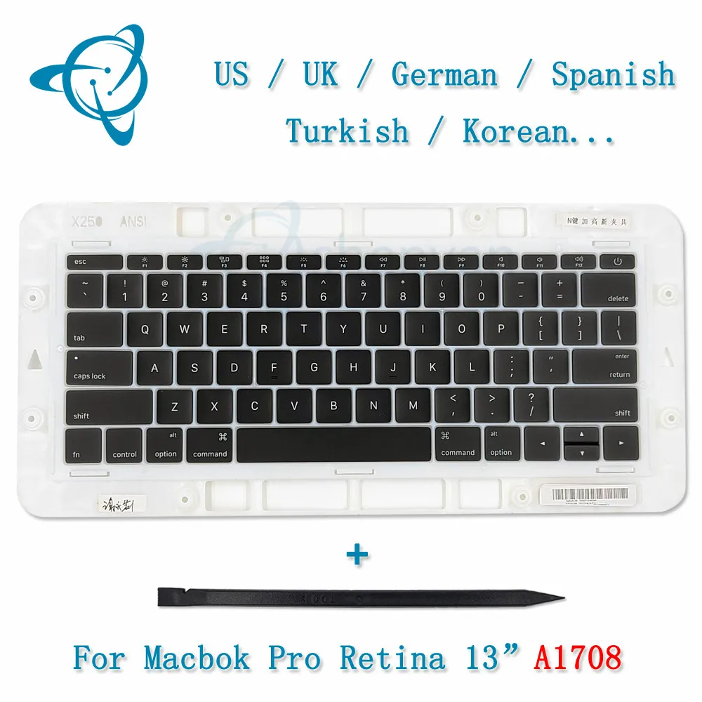 Shenyan A1708 Tasti Tastiera Clip Keycap Per Apple Macbook Pro Retina 13 "Laptop A1708 Key Cap 2016 2017 Anno
