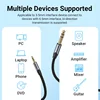 adaptateur câble 3.5mm à 6.35mm Aux pour amplificateur