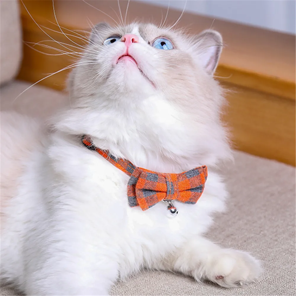 Cat adjustable collar with bell
