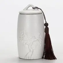 Новое керамическое хранение чая Набор для специй банки для кухни фарфоровые контейнеры для чая герметичная сахарная конфетная коробка емкость для чая