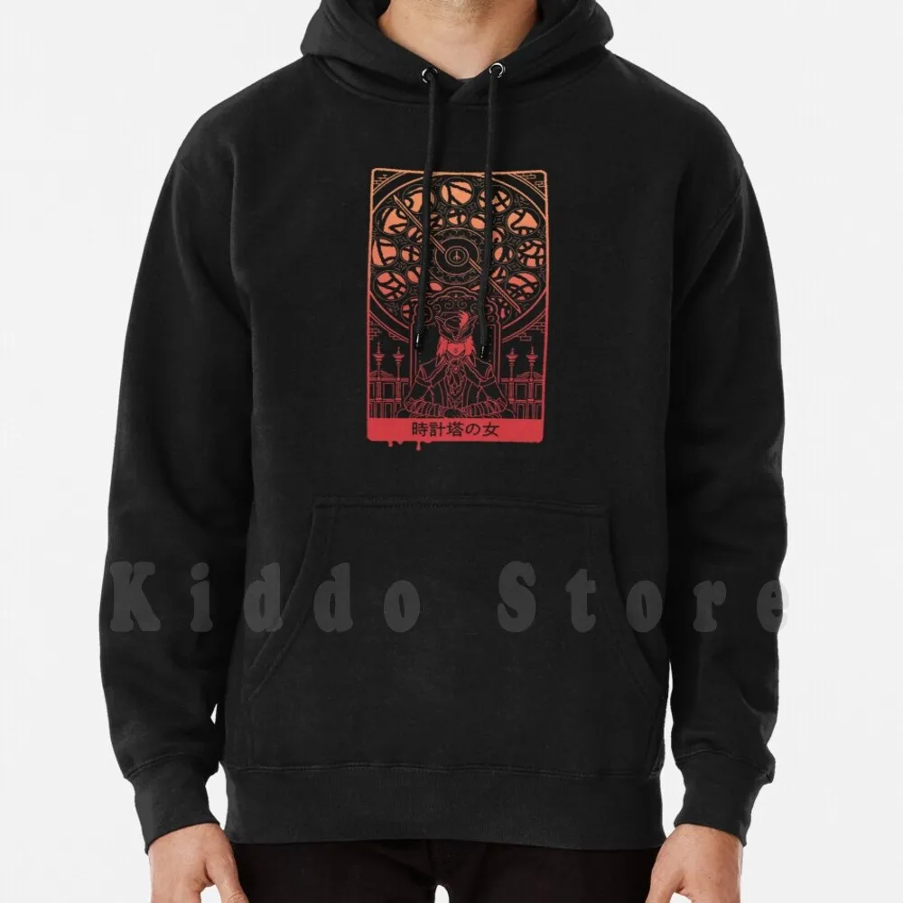 Lady Of The Tower Tarot Hoodie Manica Lunga Lady Maria Tower Bloodborne Blood Tarot Hunter
