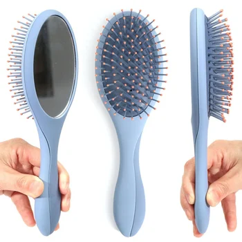 

1Pc Hair Brush Women Wet Comb Hair Brush With Mirror Professional Hair Brush Massage Comb Brush for Hair Hairdresser
