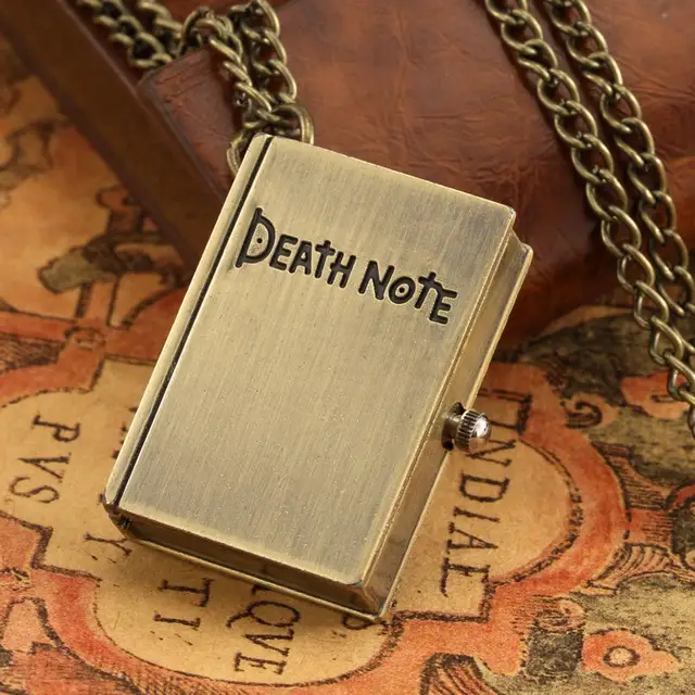 Death Note Pocket Watch Necklace 2