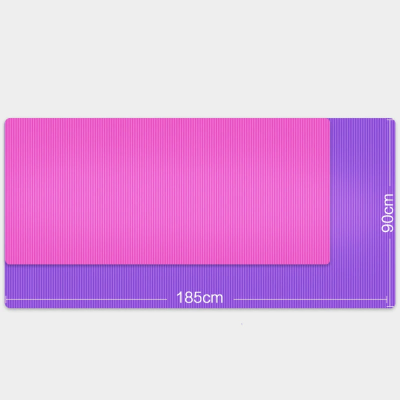 185*90cm Enlarged Yoga Mat 15mm Thickening NBR Fitness Mat For Yoga Beginners Male Gym Pad Non-slip Bodybuilding Dance