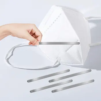 

200pcs Aluminum Nose Bridge Fixed Aluminum Strip For Mask Diy Making Mask Protection Mouth Mask Accessories