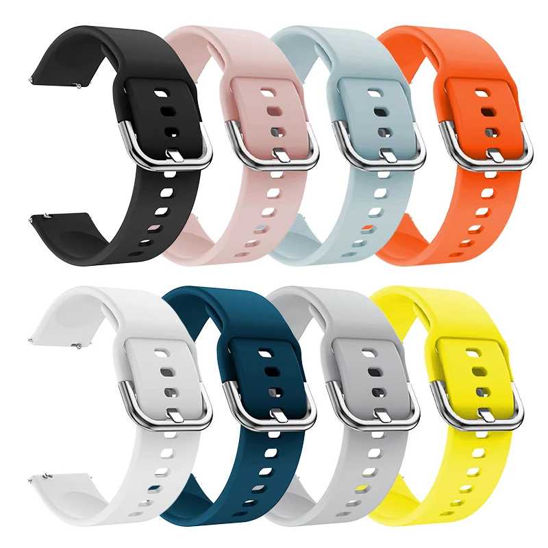 Силиконовый ремешок браслет для Huami Amazfit ремешок Bip ремешок для часов 20 мм для Huami Amazfit Bip спортивный браслет ремешок умные аксессуары