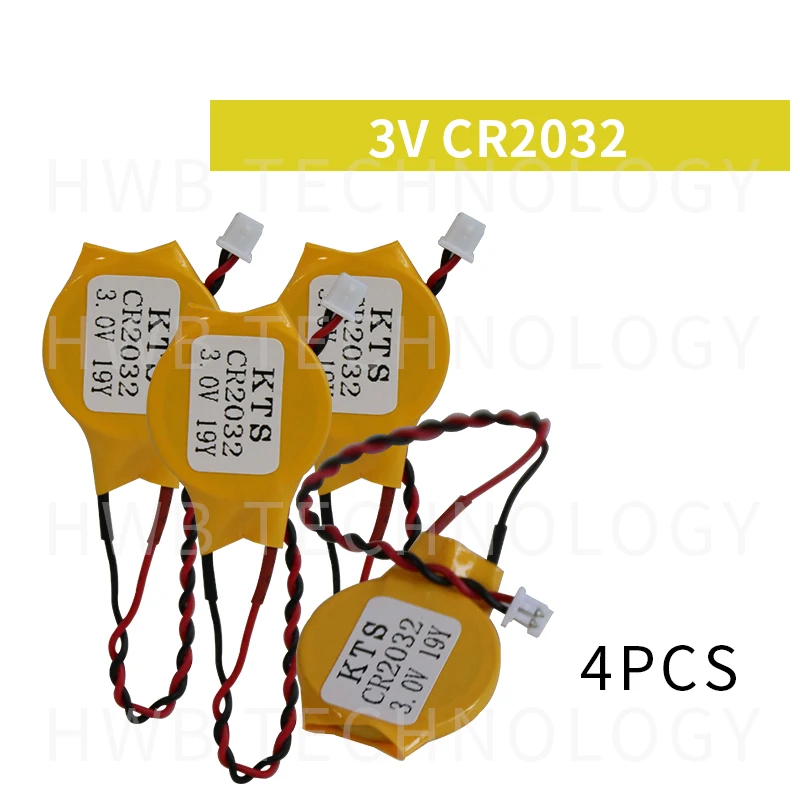 4 개/몫 원래 KTS CR2032 CR2032W 3V 리튬 배터리 컴퓨터 마더 보드 배터리 일제|motherboard ...