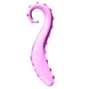 Consolador de doble cara especial para mujeres adultas, juguete sexual de vidrio rosa con diseño de hipocampo, varita Anal, estimulador del punto G lésbico ► Foto 1/6