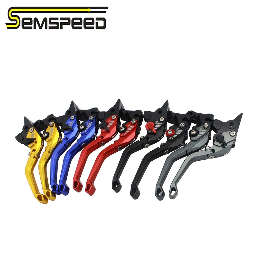 SEMSPEED мотоцикл MT 10 логотип 3D ромбовидный складной тормоз сцепления рычаги ручки