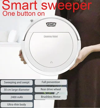 

Mini Smart Sweeping Robot USB Charging Vacuum Cleaner Cleaning Robot