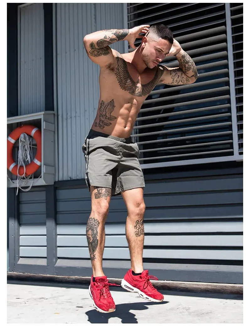 Muscle Dr. Европа и Америка братья стиль летние шорты для фитнеса Мужские Спортивные Шорты повседневные Популярные Брендовые брюки