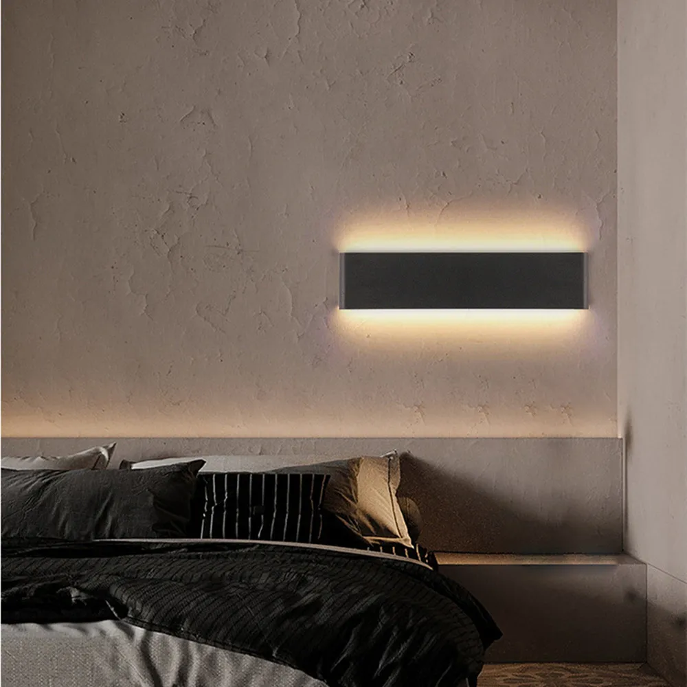 wall mounted lamp LED Wall Lamp 28W 32W 2.4G Bluetooth APP Control Wall Light AC170-245V Dimmable Modern Sconce Bedside Light Indoor Lighting glass wall lights