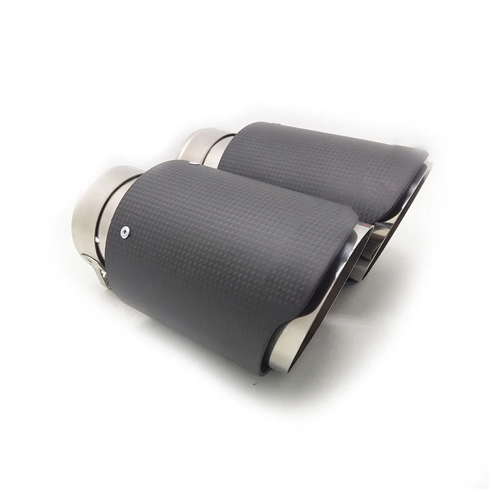 

Real Carbon Fiber Exhaust Pipe Muffler End Tip Glossy 63mm-89mm Accessories Fashion High Quality
