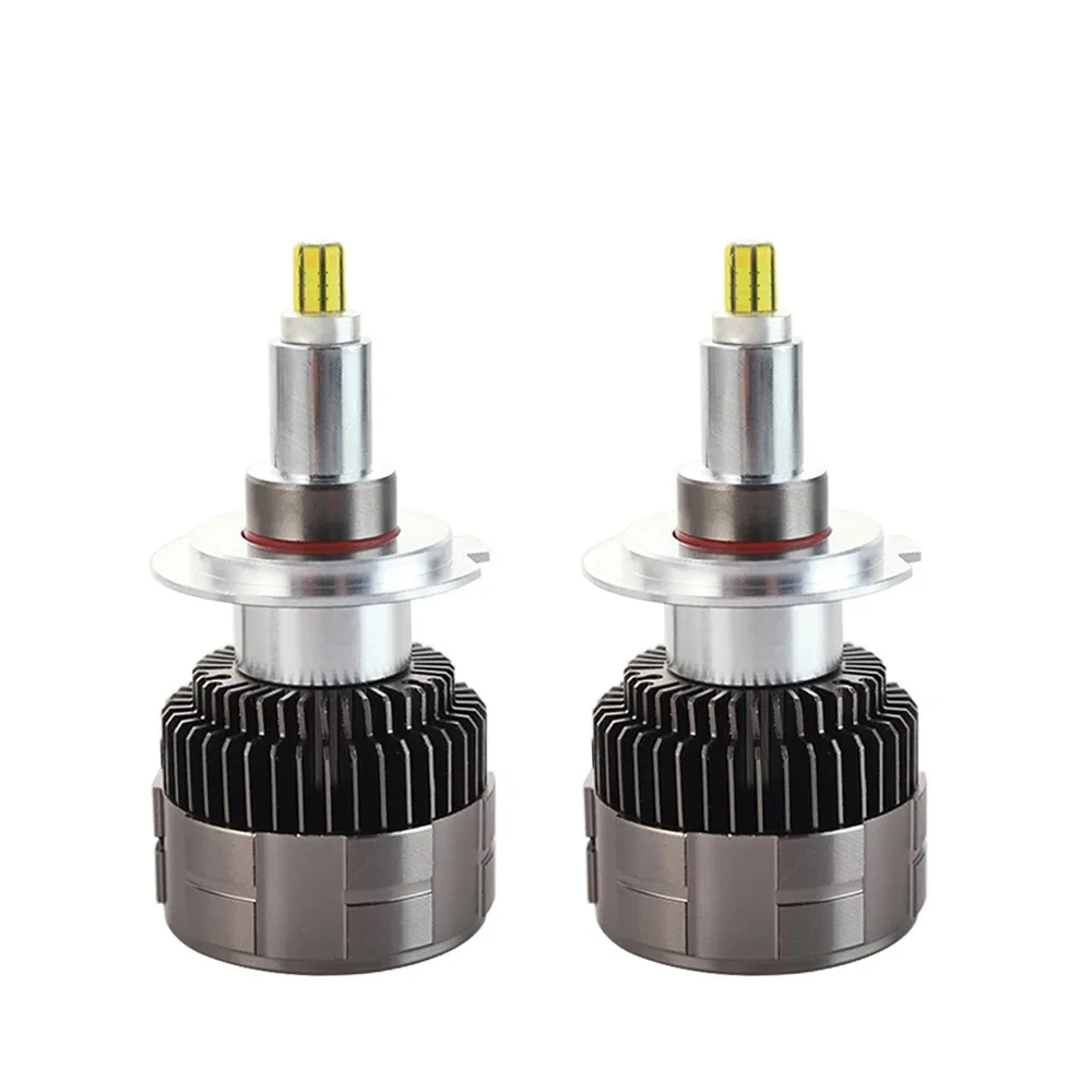 Из 2 предметов 18000LM H1 H7 светодиодный Canbus H8 H11 HB3 9005 9012 HB4 9006 6-по бокам 3D светодиодный головной светильник s 100 Вт автомобильный светильник лампы 360 градусов 6000K