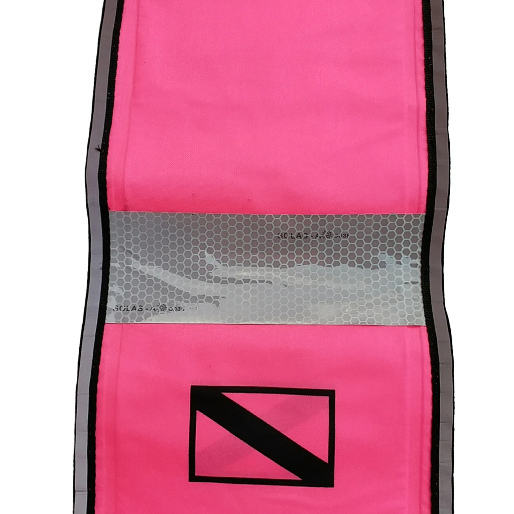 Scuba Diving Surface Marker Buoy Signal Tube Oral and Standard BC Hose Inflator, Cute Dolphin Design Multiple Colors & Sizes