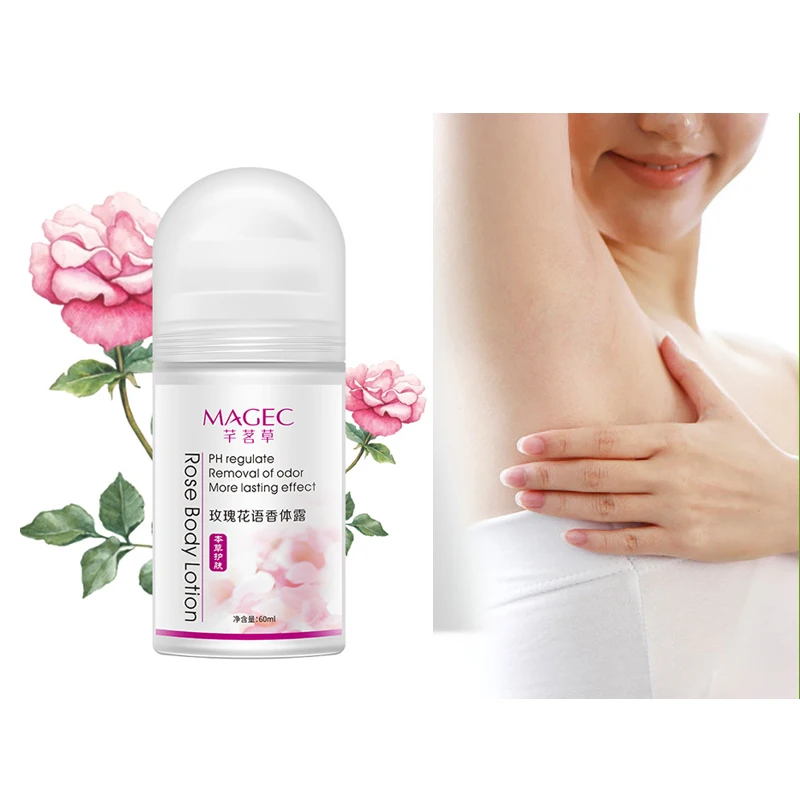 Sweat-Deodor Antiperspirant Rose-Perfume Armpit Woman for And Remove Odor-Lasting Aroma
