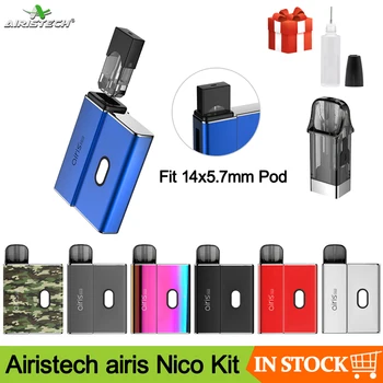 

Original Airistech airis Nico Pod Vape Kit With 1ml Cartridge Vaporizer Fit Universal Pod Vape Pen Electronic Cigarette Kit
