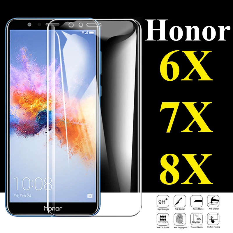 Закаленное стекло для huawei honor 8x 6x 7x 6 7 8 x x6 x7 x8 | Мобильные телефоны и аксессуары