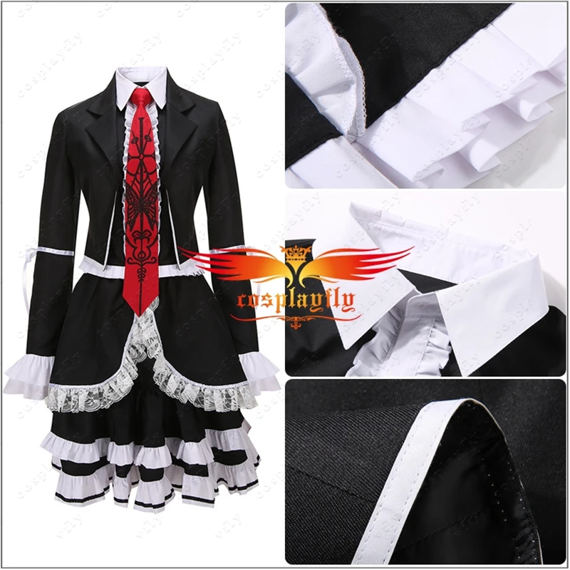 Костюм для косплея аниме Danganronpa Dangan Ronpa Celestia Ludenberg платье взрослых женщин