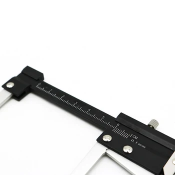 

60mm Vernier Ruler 1pcs Brake Disc Caliper Tyres Measuring Tool Accessories Alloy steel Black