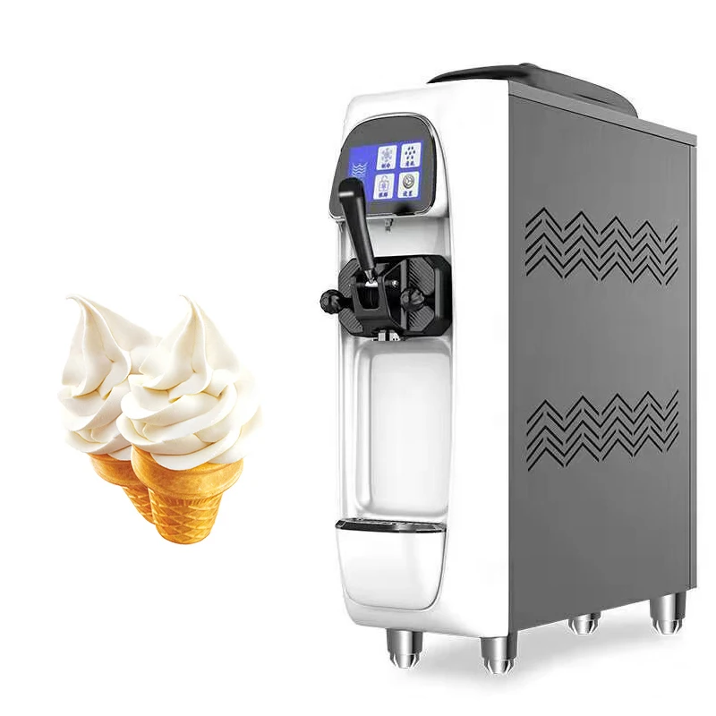 Popular Digital Display Ice Cream Machine Single flavor Soft Ice Cream
