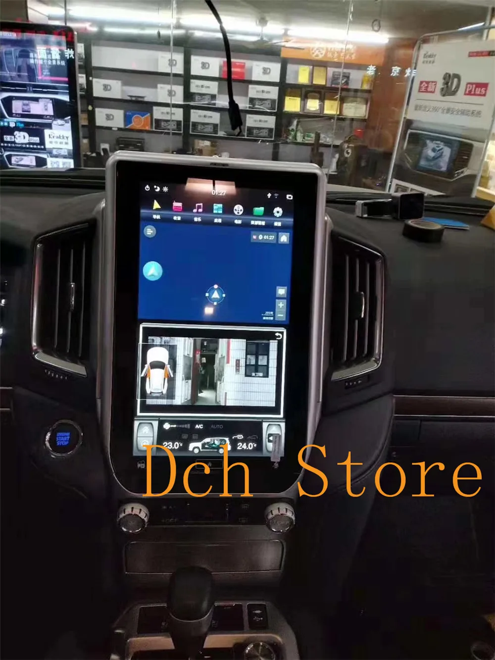 13,6 ''вертикальный tesla стиль PX6 Android 8,1 автомобильный DVD gps-навигация, радио, стерео Авто для TOYOTA LAND CRUISER LC200- ips