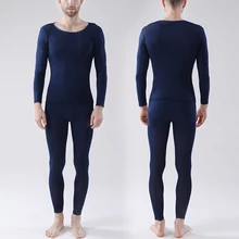 2 шт., мужские зимние теплые тонкие подштанники, пижама, облегающие Топы+ штаны, комплект нижнего белья, Зимняя мода, тонкая Пижама для мужчин