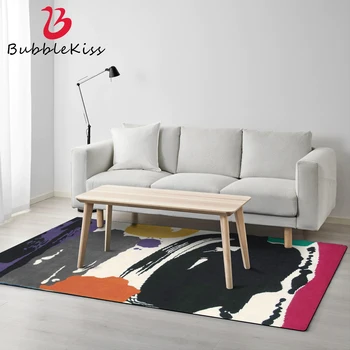 

Bubble Kiss 2020 New Carpets for Living Room Colorful Oil Painting Style Pattern Carpet Non-slip Soft Bedroom Decor Carpets