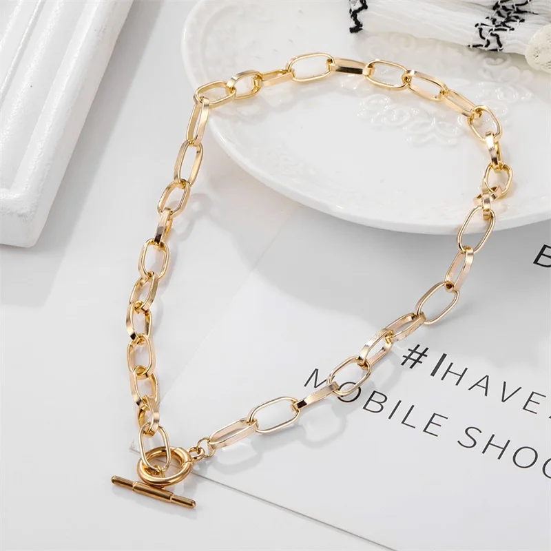 Punk Women's Neck Chain Pearl Beads Pendant Necklace Choker Jewelry Collar For Girl necklace chain beaded necklace chain necklace pendant necklace pearl chain necklace