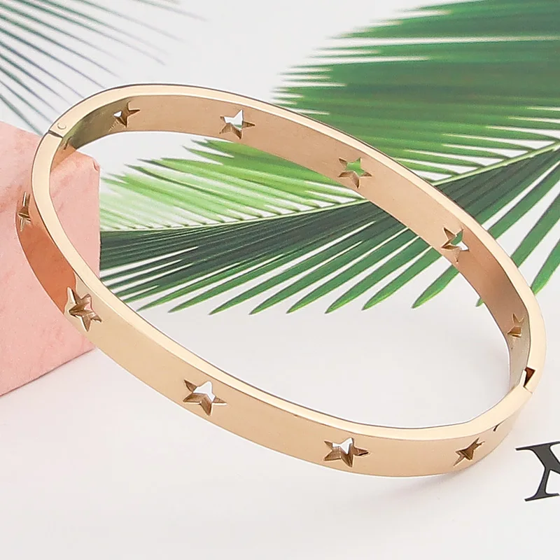 Bangle Bracelet Stainless Steel for Women