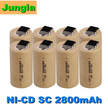 

New SC 2800mah 1.2v battery NI-CD rechargeable batteries for makita bosch B&D Hitachi metabo dewalt for electric screwdriver