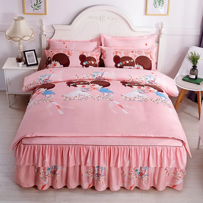 Bedding Set-15 Новые модные современные туфли для женщин; Постельное белье Одеяло Постельное белье s 4 шт./компл. пастырской постельное белье классический на двуспальную кровать пододеяльник наволочка - Цвет: Bedding Set-15