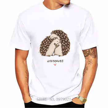 

Hedgehugs men T shirt short sleeve t-shirts homme Boyfriend's Day Gift tee shirt