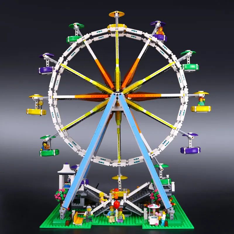

SY 1218 City Street Ferris Wheel compatible Legolying Technic Building Blocks Creator Streetview Model Toy Gifts for children