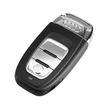 Cover chiate/telecomando per Audi A4l A3 A4 A5 A6 A8 Quattro Q5 Q7 A6 A8 HU66 Lama inserire la Chiave 3 Bottoni - KEYYOU Car Key Caso Della Copertura Per Audi A4l A3 A4 A5 A6 A8 Quattro