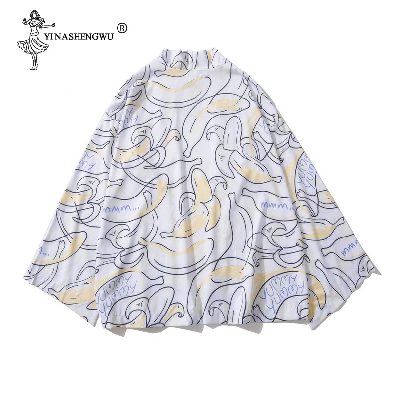 Одежда Yukata женский японский кардиган Kimonos мужской японский традиционный кимоно Femme свободное тонкое пальто унисекс пляжная Повседневная рубашка